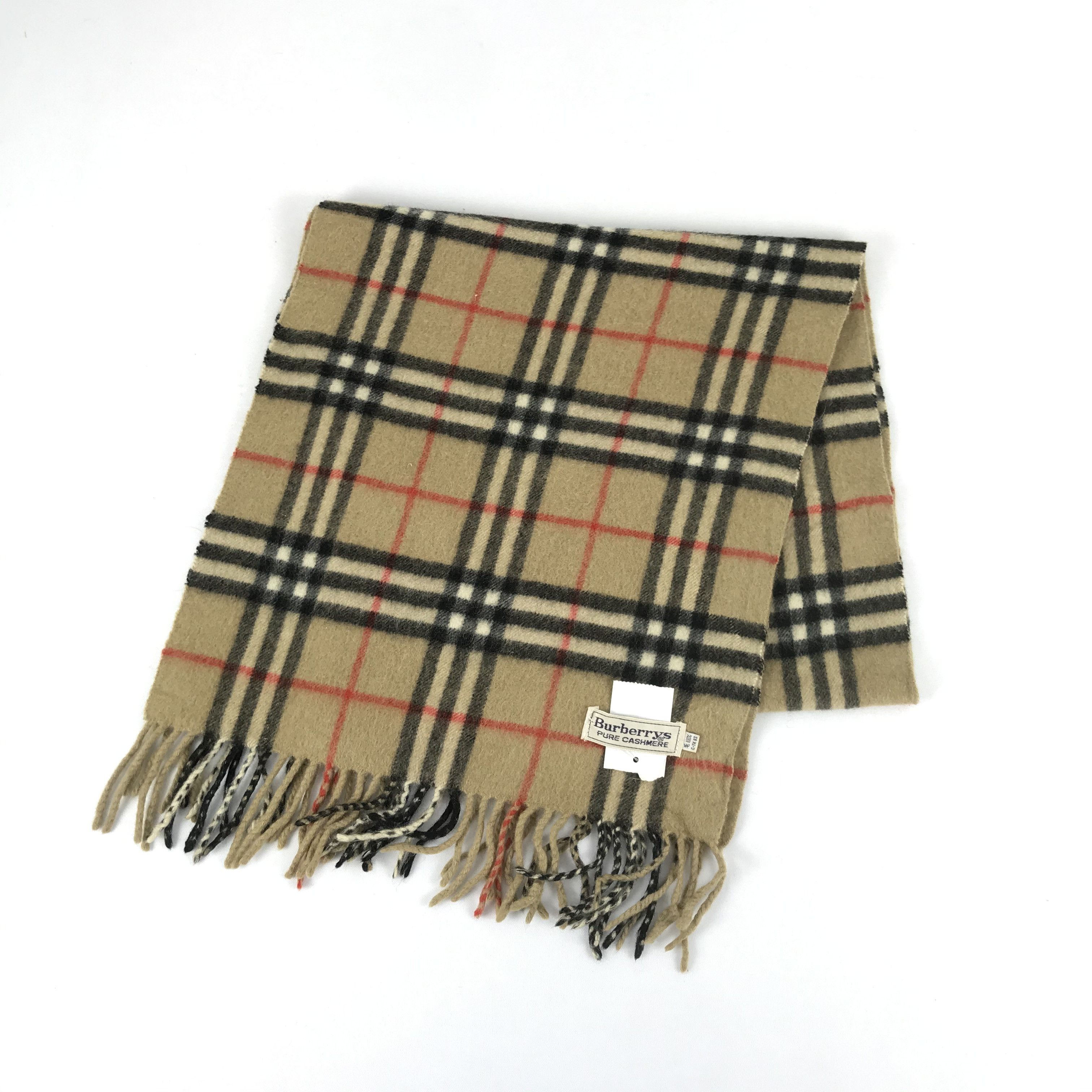 Burberry Vintage Wool Scarf Winter Scarves 56789 Size ONE SIZE - 3 Thumbnail