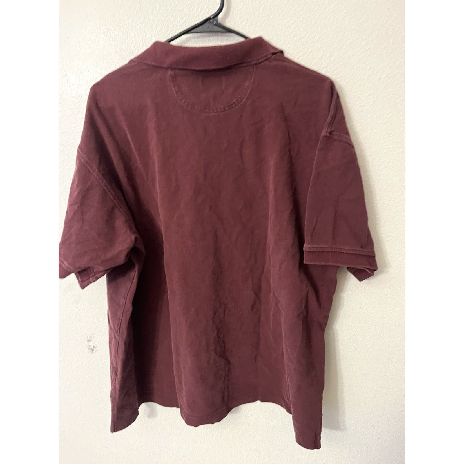 Izod IZOD Golf Polo Shirt Mens XL Burgundy Short Sleeve Embroidered Logo Sports Classic Size US XL / EU 56 / 4 - 3 Thumbnail