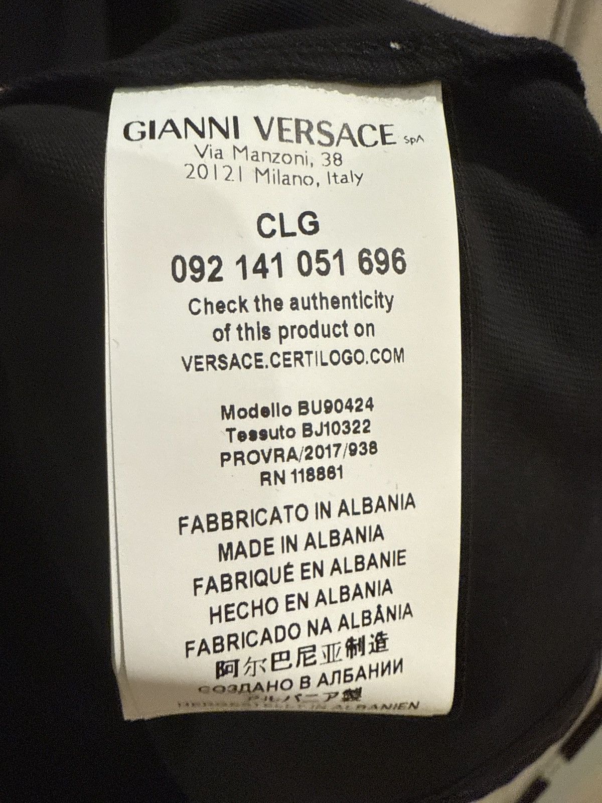 Versus VERSUS VERSACE x ZAYN Graphic Tee – Black Size US L / EU 52-54 / 3 - 5 Thumbnail