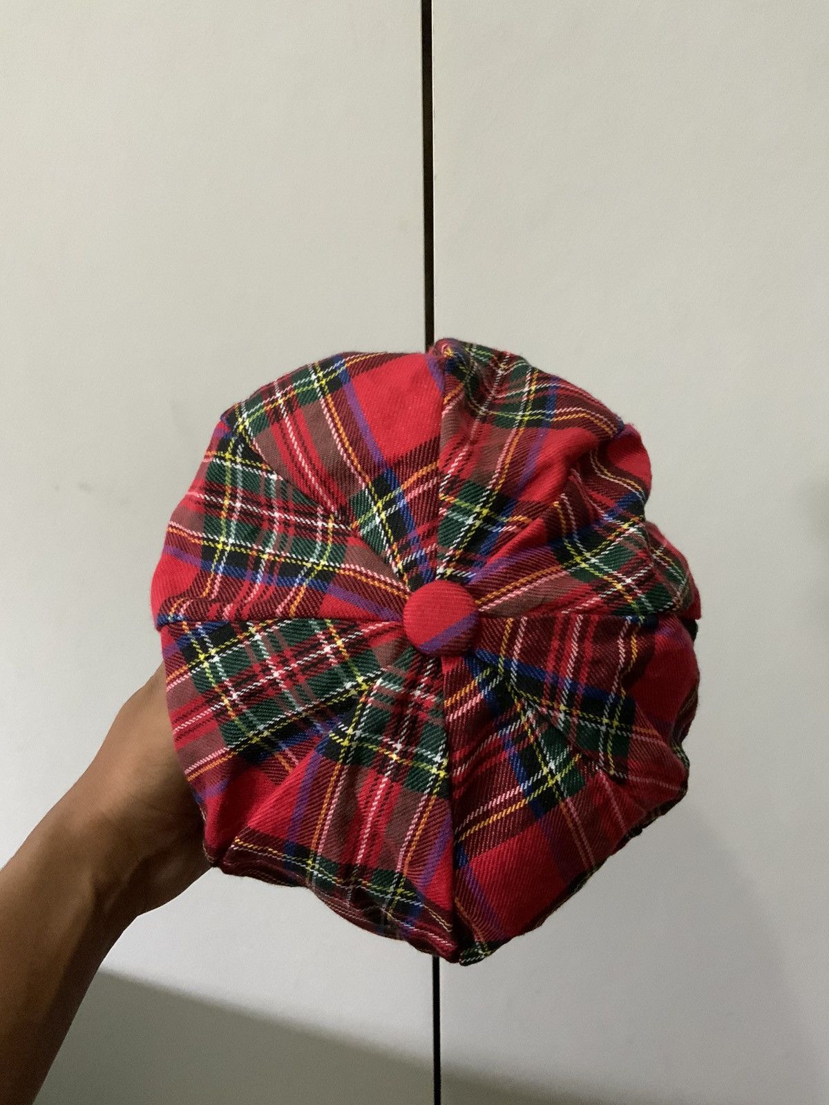 Japanese Brand Retro Plaid Newsboy Cap Size ONE SIZE - 6 Thumbnail