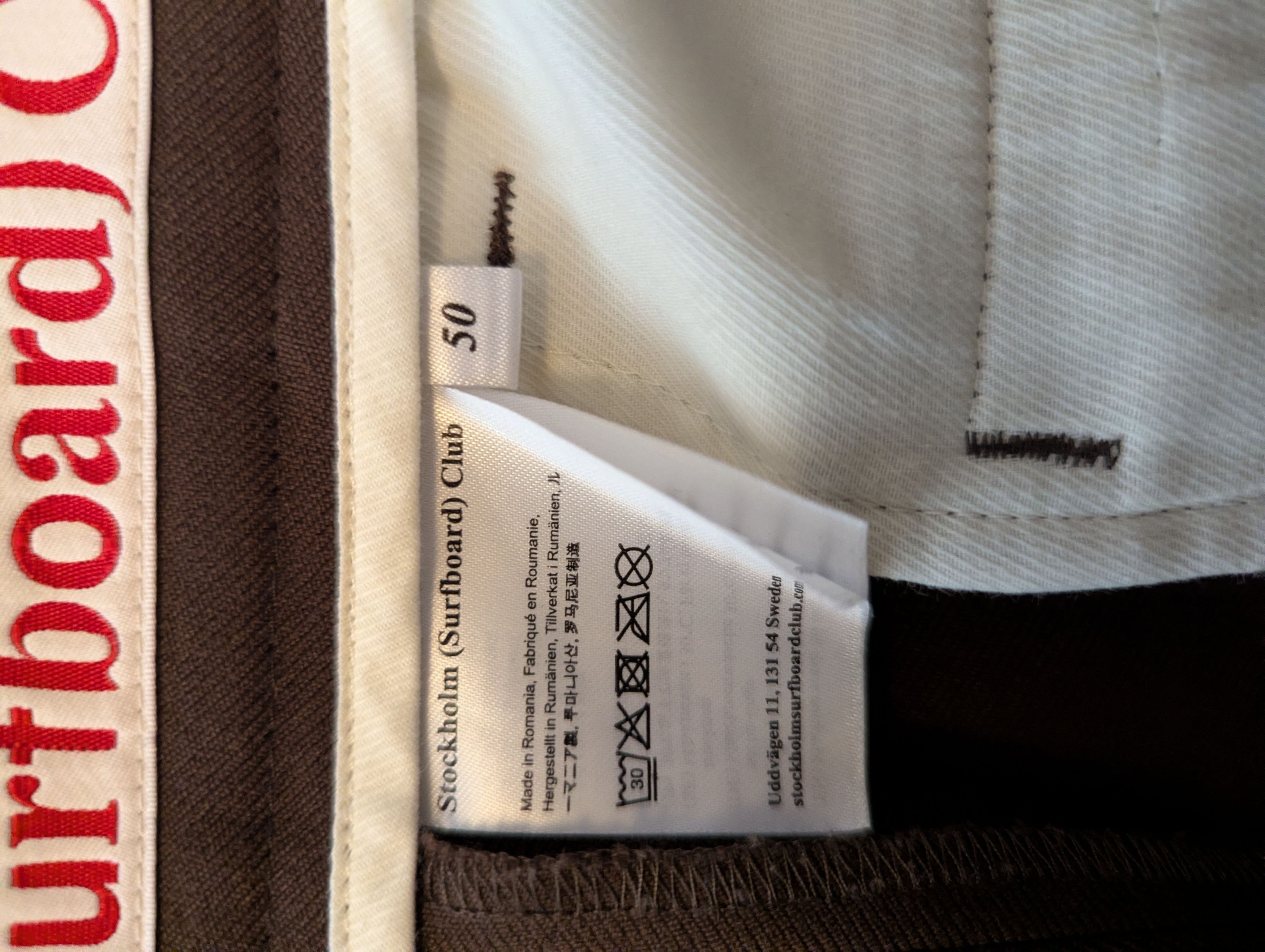 Stockholm Surfboard Club Tailored Bootcut Trousers Size US 34 / EU 50 - 4 Thumbnail