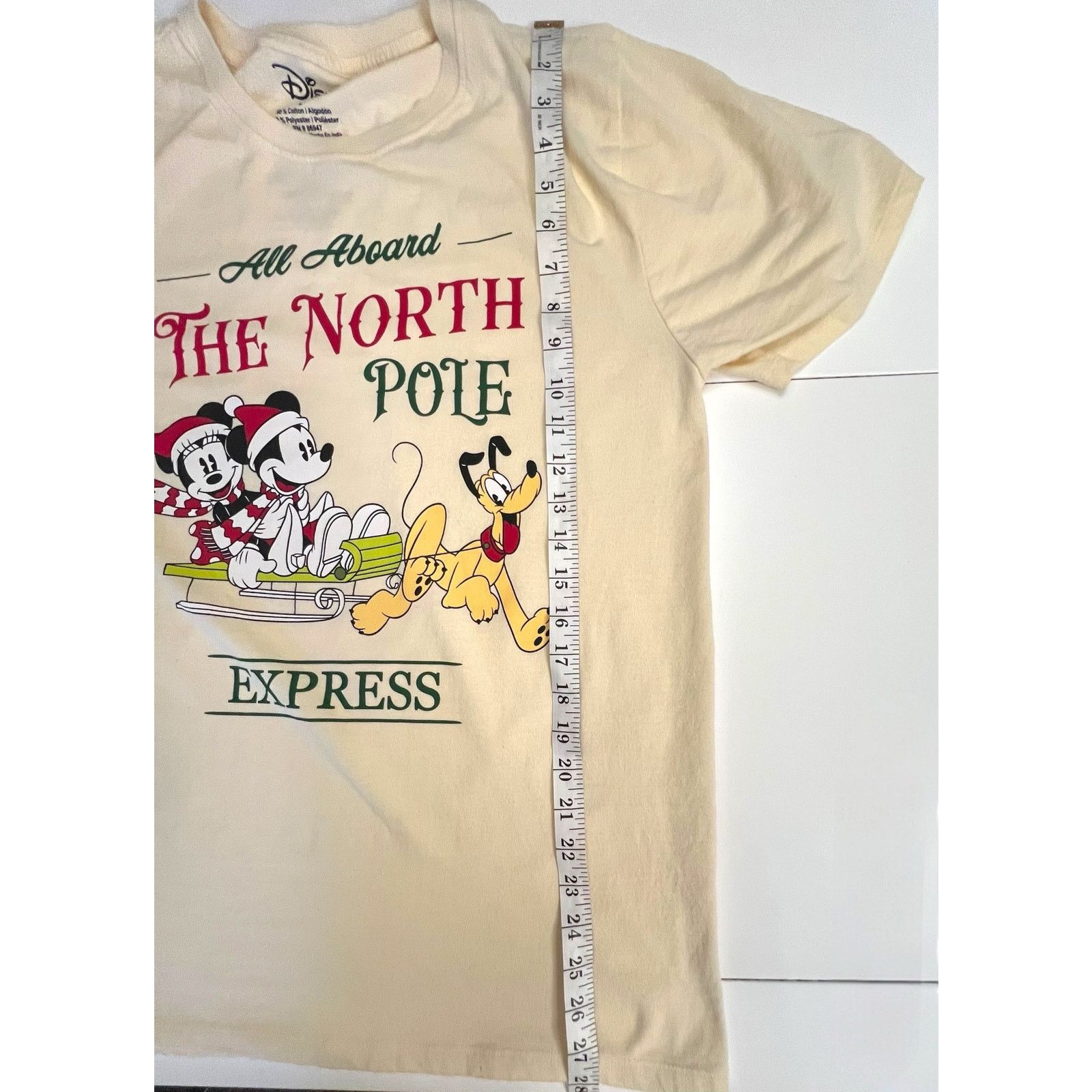 Disney Disney Mickey & Minnie Mouse North Pole Express XMAS T-Shirt Size US L / EU 52-54 / 3 - 9 Thumbnail