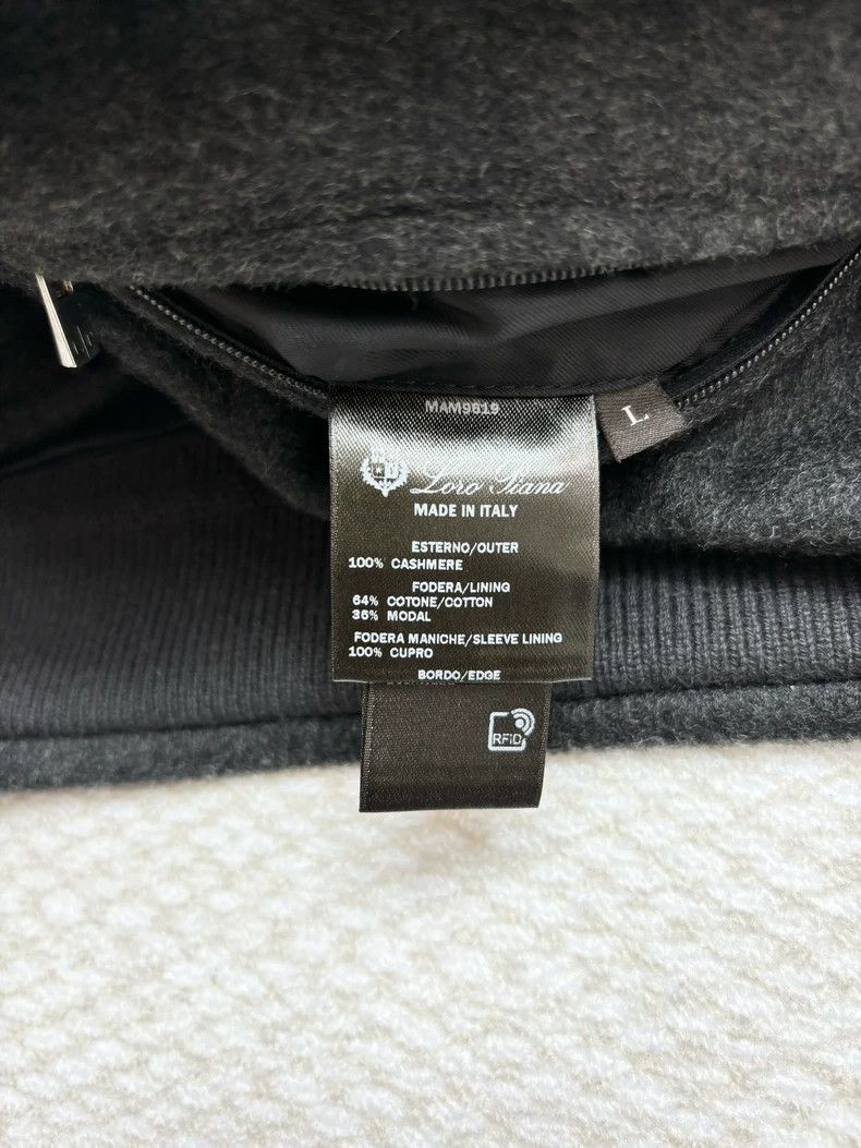 Other LORO PIANA Dark gray autumn coat Size US L / EU 52-54 / 3 - 6 Thumbnail