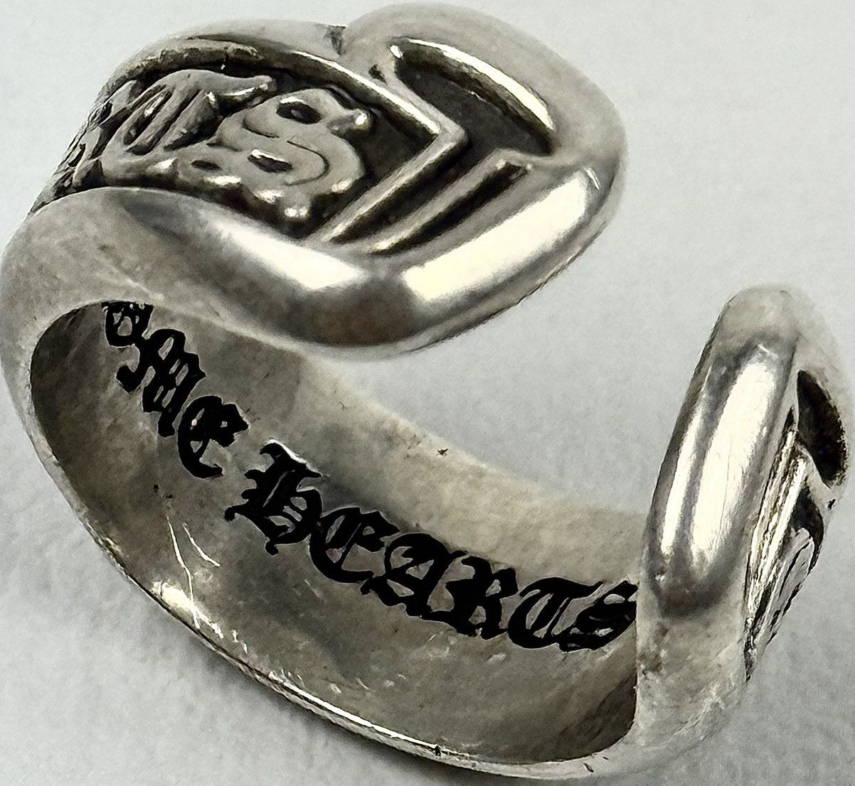 Chrome Hearts Chrome Hearts - Scroll - Label Ring (SIZE 7) Size ONE SIZE - 9 Thumbnail
