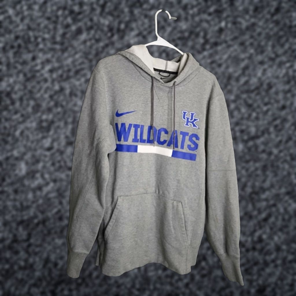 Nike Nike Kentucky Wildcats Hoodie Grey Mens S Size US S / EU 44-46 / 1 - 1 Thumbnail