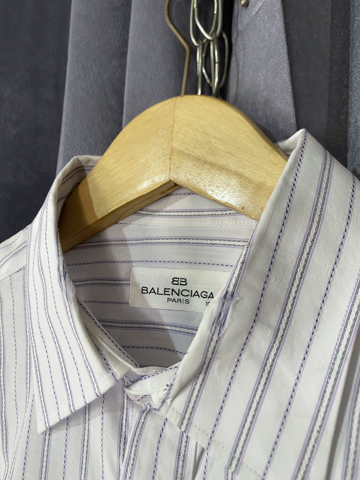 Balenciaga Vintage Balenciaga striped Size US L / EU 52-54 / 3 - 5 Thumbnail