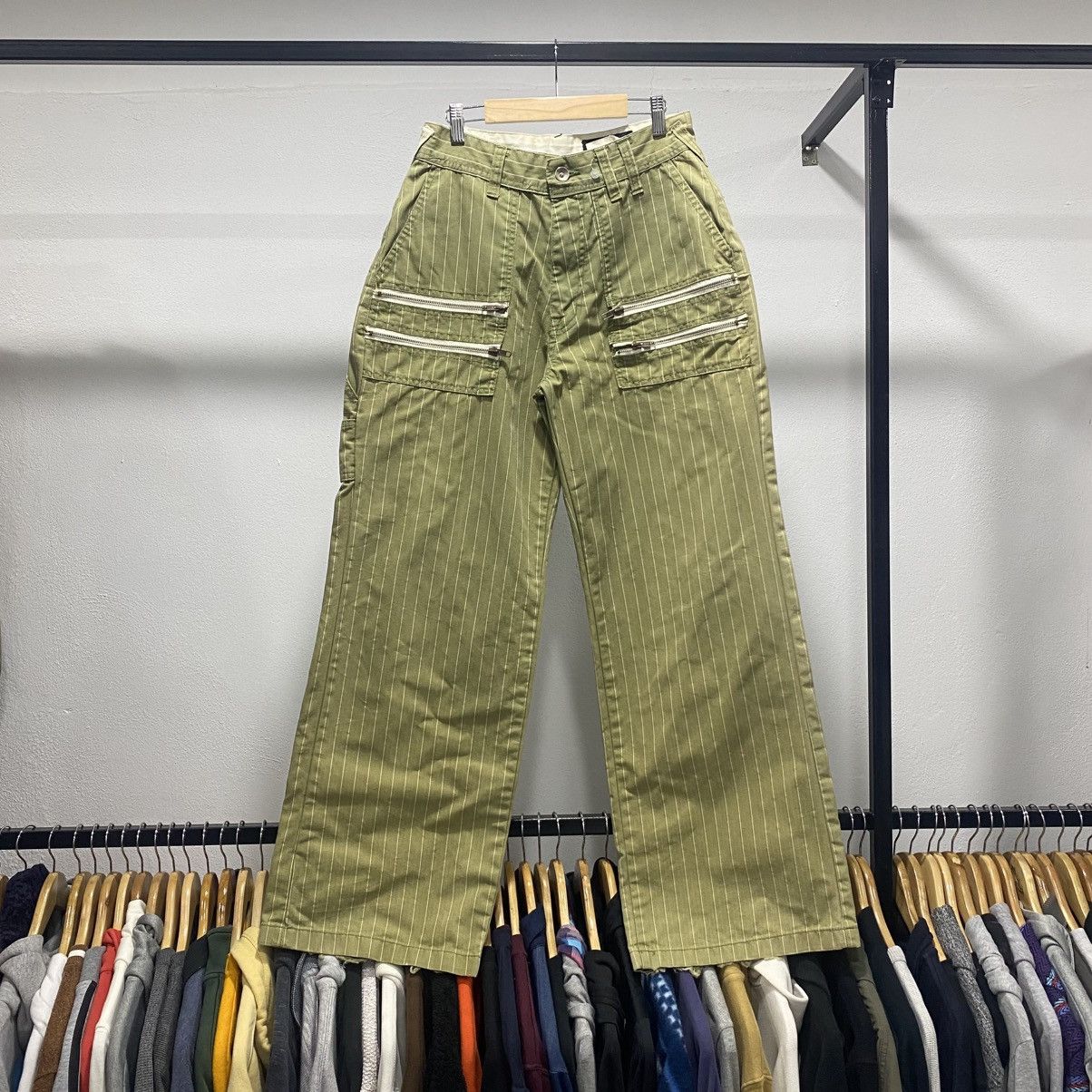 Vintage Baggy☠️ Mu Industry Loose Relaxed Wide Pants Army Size US 30 / EU 46 - 1 Thumbnail