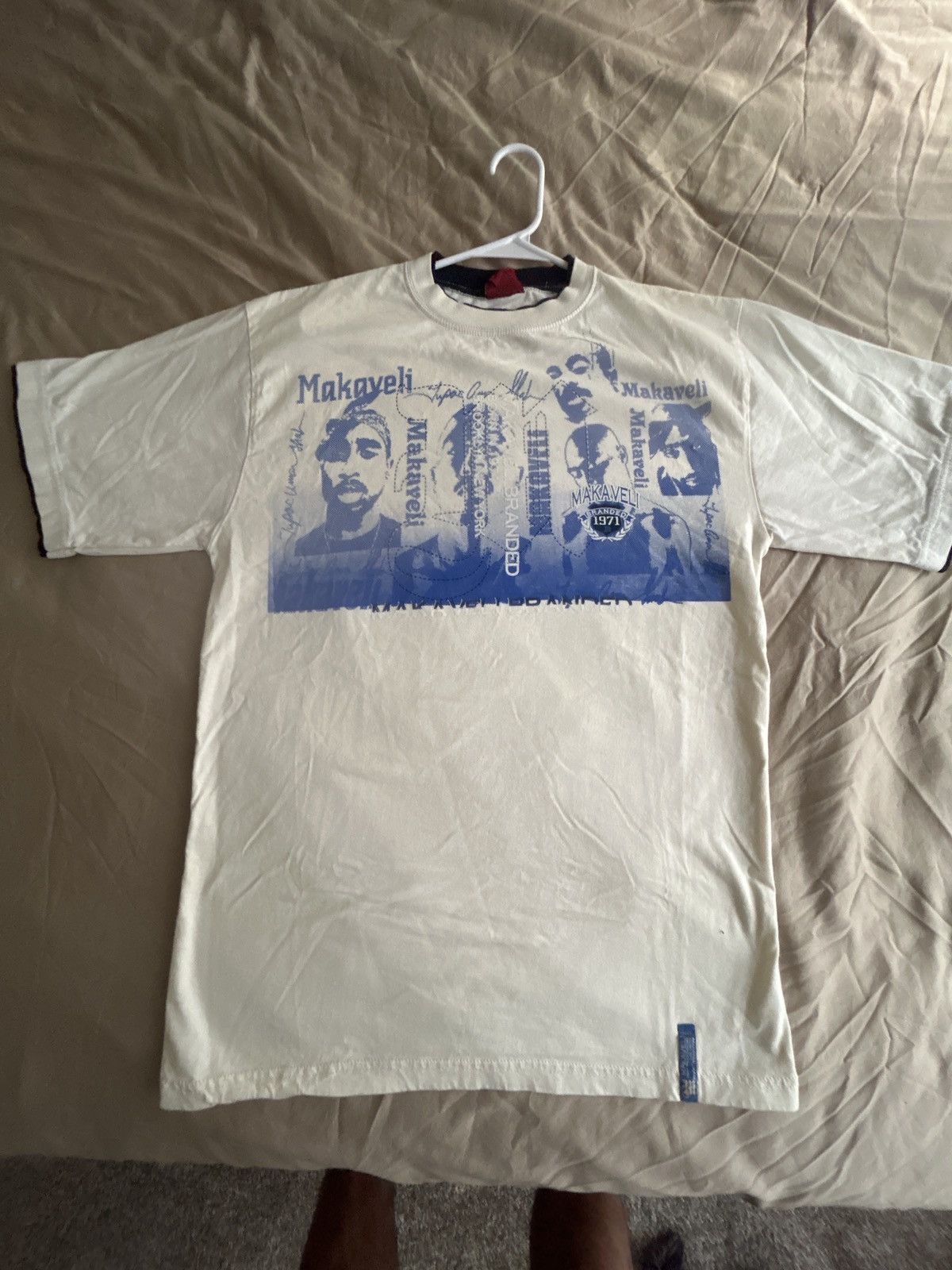 Makaveli Vintage Tupac Makaveli Double Layer T Shirt Size US M / EU 48-50 / 2 - 1 Thumbnail