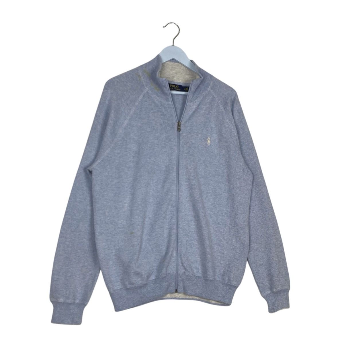 Polo Ralph Lauren × Vintage Vintage Sweatshirt Full Zip Polo by Ralph Lauren Size US L / EU 52-54 / 3 - 6 Thumbnail