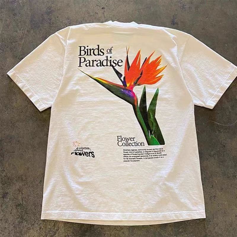 Japanese Brand Street washed retro floral print t-shirt Size US M / EU 48-50 / 2 - 1 Thumbnail