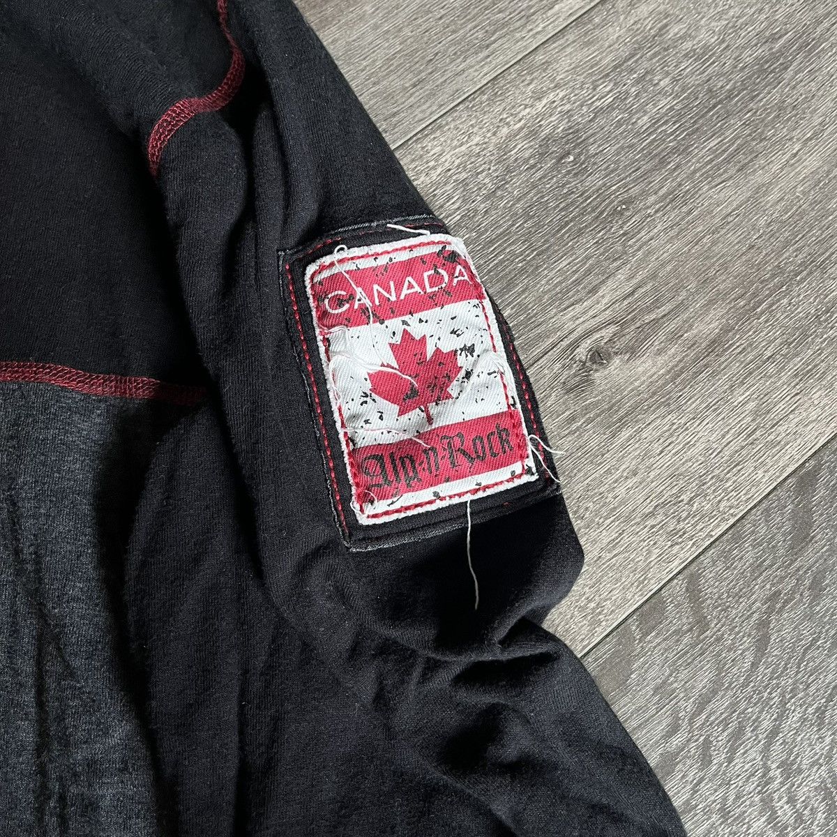Vintage Alp N Rock Flight Crew Longsleeve Shirt Canada Grey Black Size US L / EU 52-54 / 3 - 5 Thumbnail
