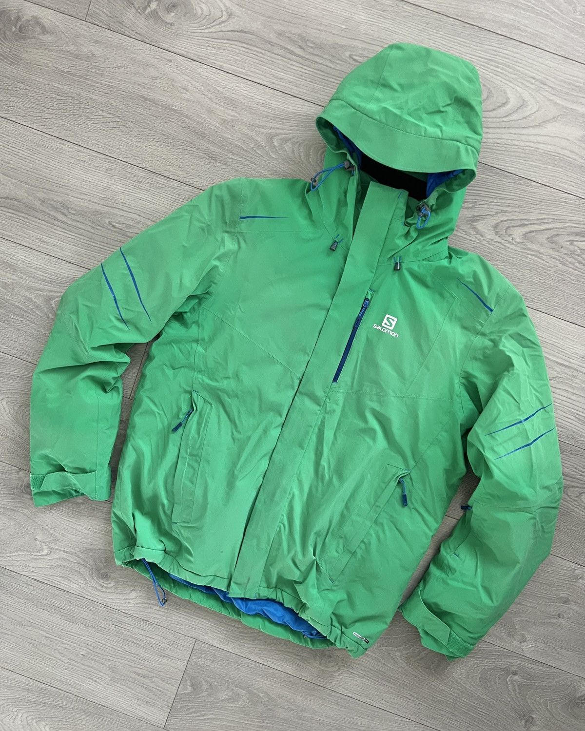 Salomon 00s AdvancedSkin Dry Waterproof Insulated Tech Jacket Size US L / EU 52-54 / 3 - 3 Thumbnail