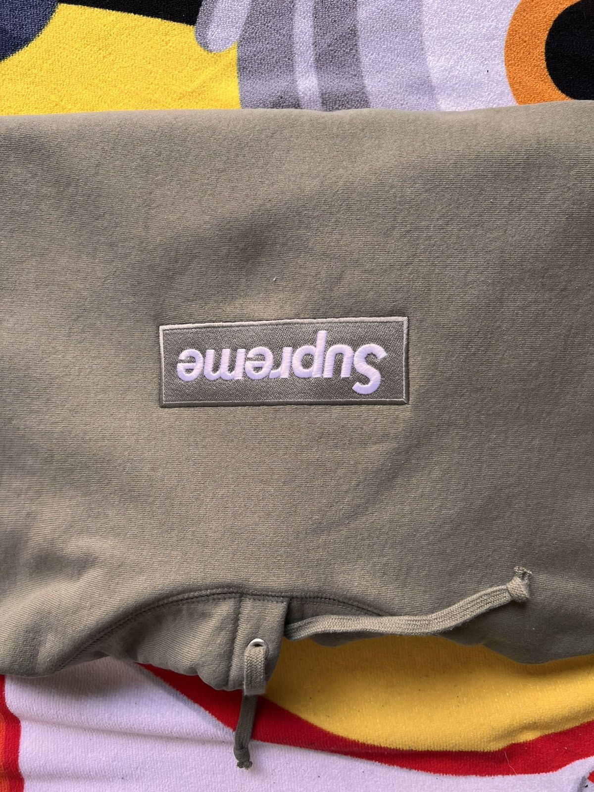 Supreme M Supreme Box Logo Hooded Sweatshirt olive FW25 green hoodie Size US M / EU 48-50 / 2 - 19 Thumbnail