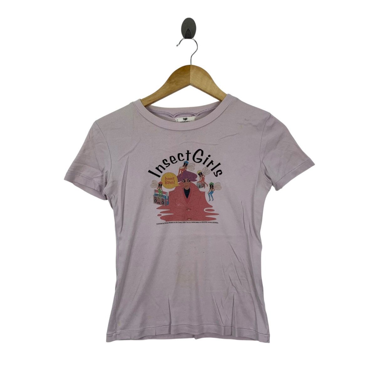 Vintage Vintage 90s KATSURA MOSHINO For Girl Studio 1996 InsectShirt Size XS / US 0-2 / IT 36-38 - 1 Thumbnail