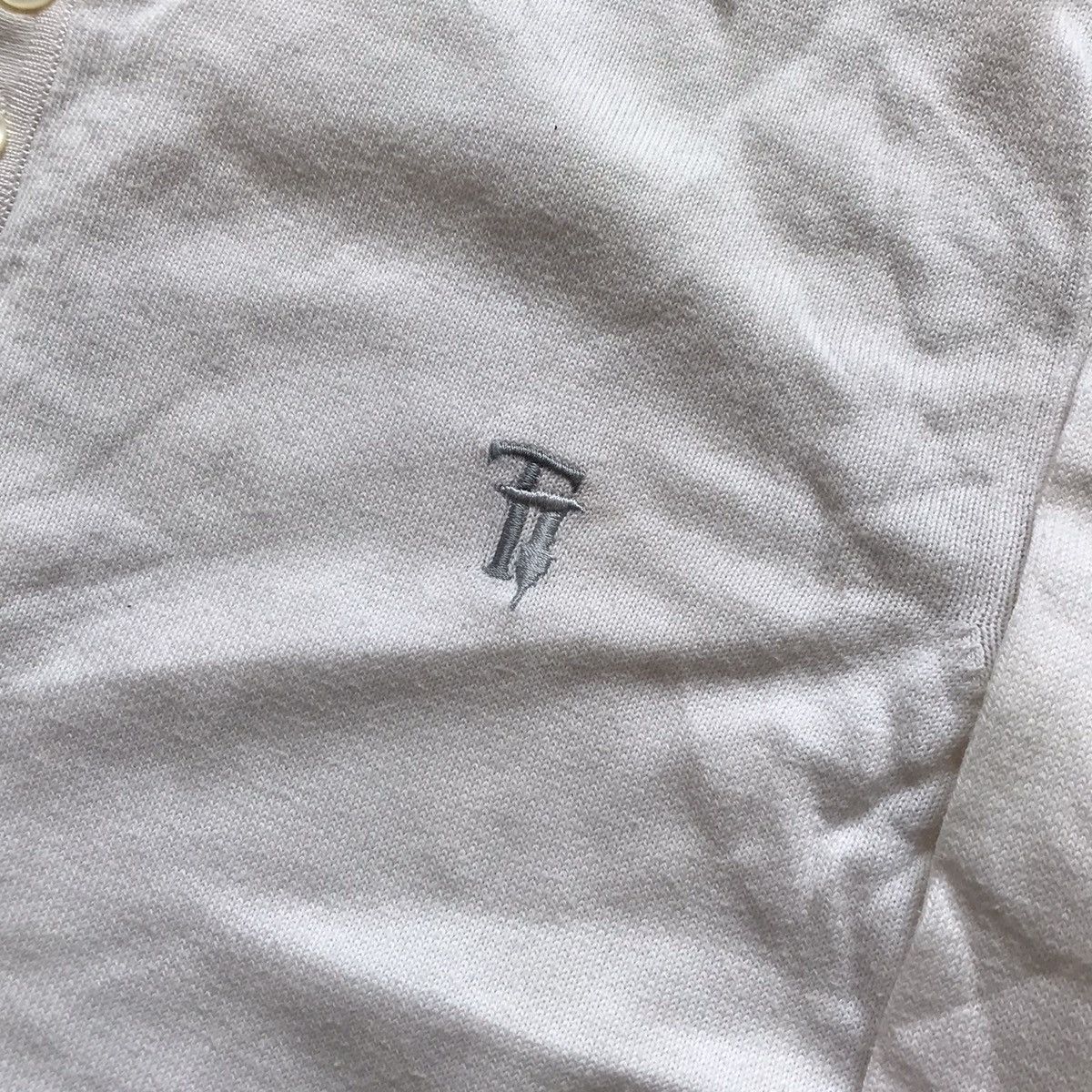 Vintage Vintage Trussardi Polo Sweater Oversized 90s Y2K Preppy M Size US M / EU 48-50 / 2 - 4 Thumbnail