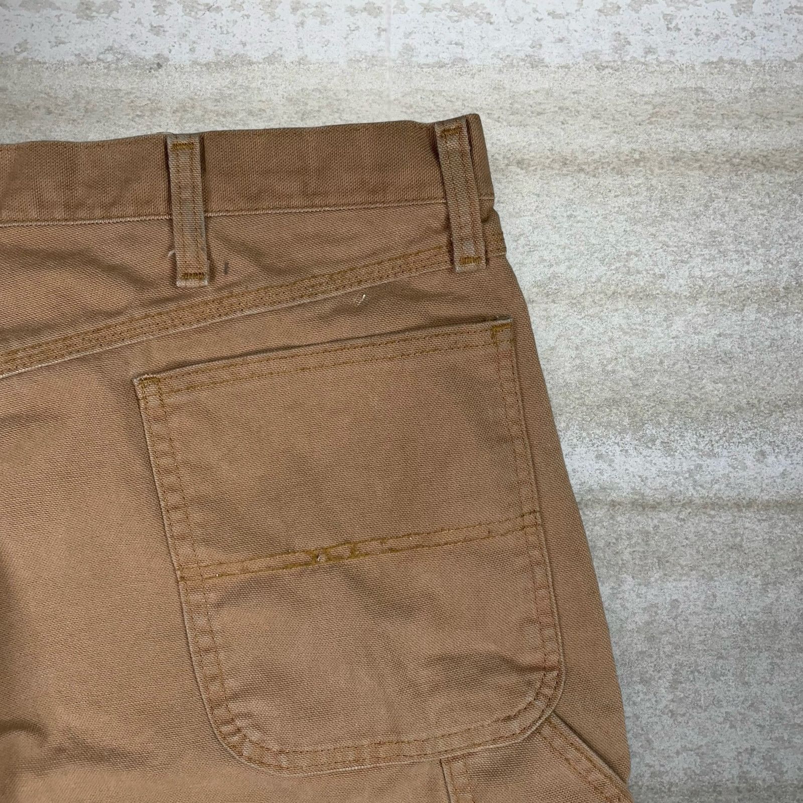 Rustler Vintage Y2K Rustler Carpenter Pants 38x29 Baggy Wide Leg Tan Size US 38 / EU 54 - 3 Thumbnail