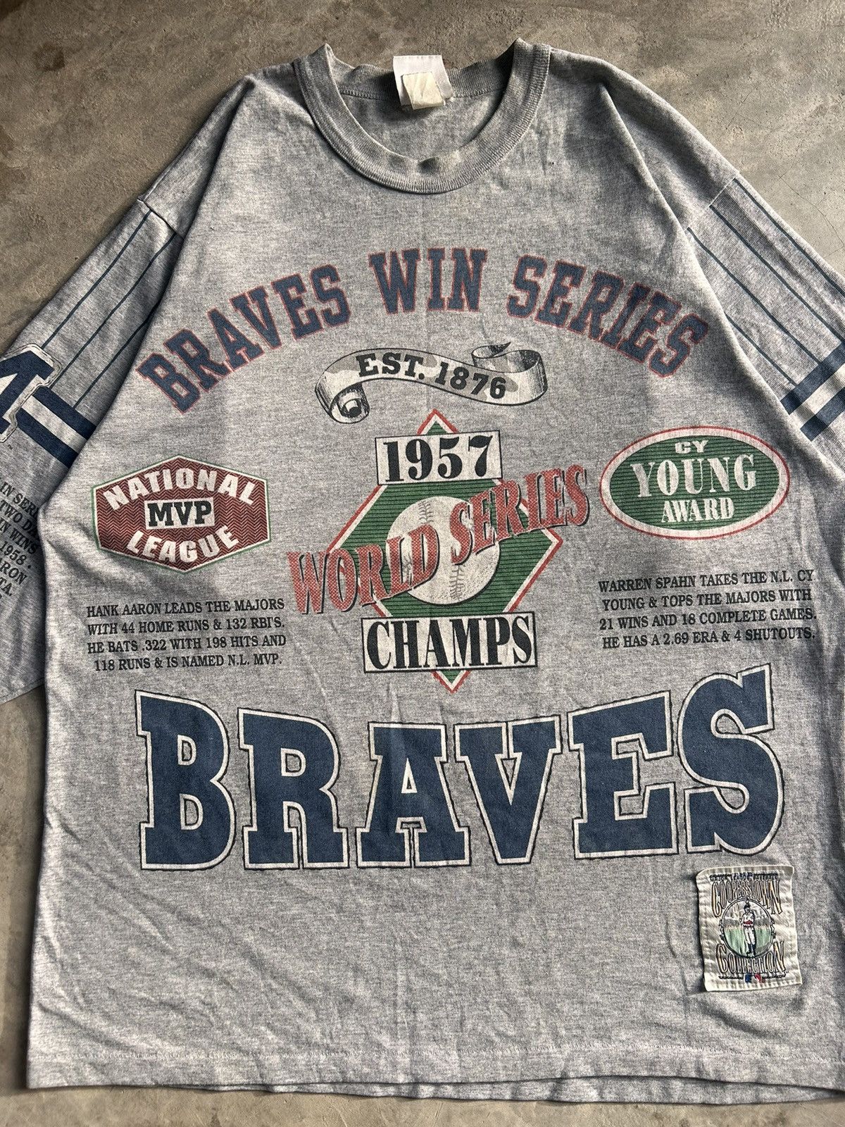MLB Vintage Long Gone Atlanta Braves Baseball Size US XL / EU 56 / 4 - 5 Thumbnail