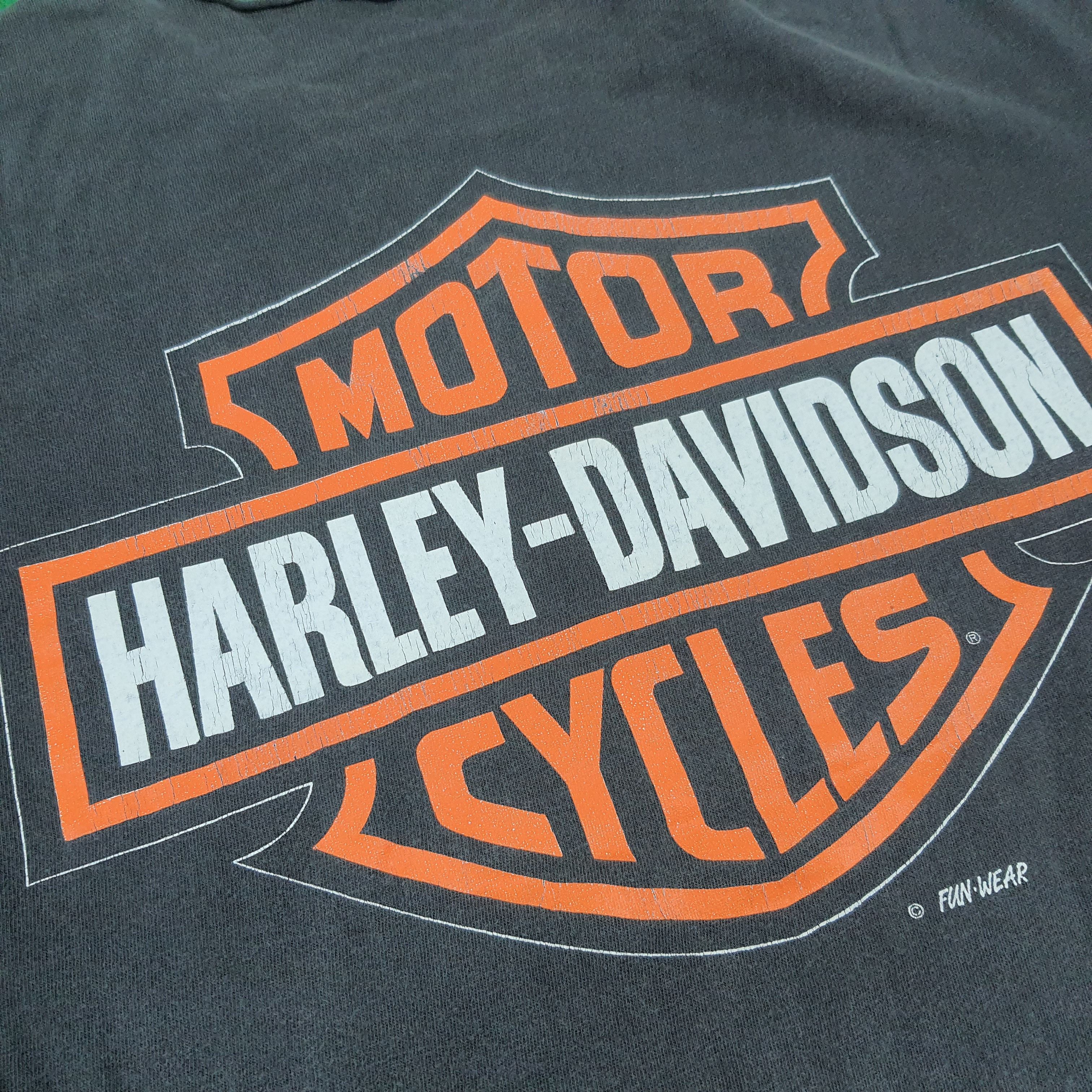 Harley Davidson × Vintage × Warner Bros Vintage Harley Davidson x Warner Bros. 90s Tshirt Size US L / EU 52-54 / 3 - 5 Thumbnail