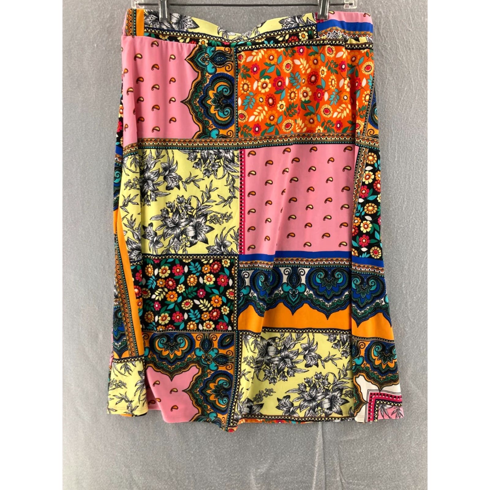 Paige Paige Melissa Skirt Womens Large Bandana Print A Line NWT Size 36" / US 14 / IT 50 - 5 Thumbnail