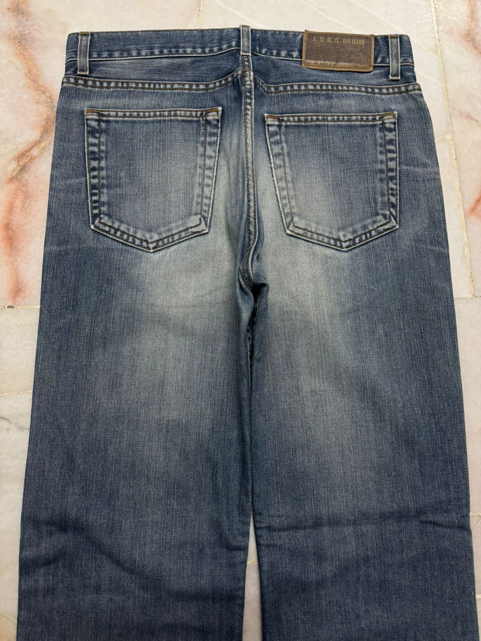 H&M 💥Grunge💥Vintage H&M Logg Mudwash Insane Distressed Denim Size US 31 - 15 Thumbnail