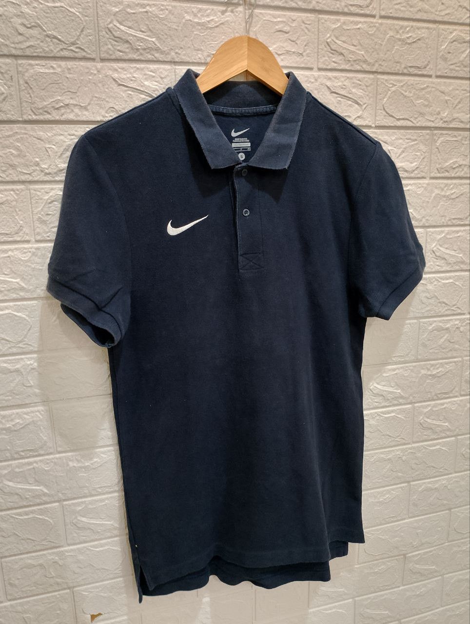 Nike NIKE Swoosh Logo Embroidered Polo Tee Size US S / EU 44-46 / 1 - 3 Thumbnail