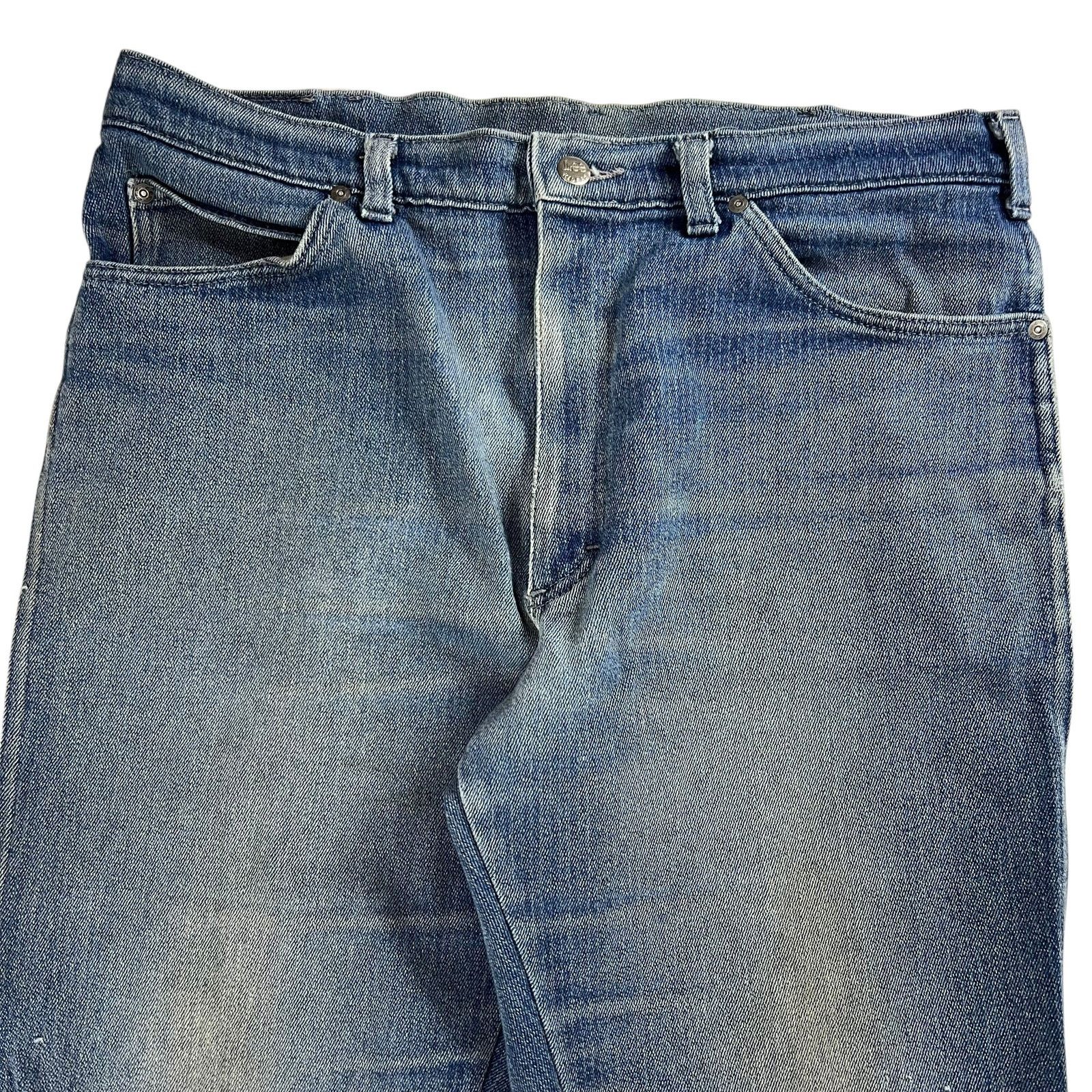 Lee × Vintage Vintage 90s Lee piped faded jeans (35x27) Size US 35 - 8 Thumbnail
