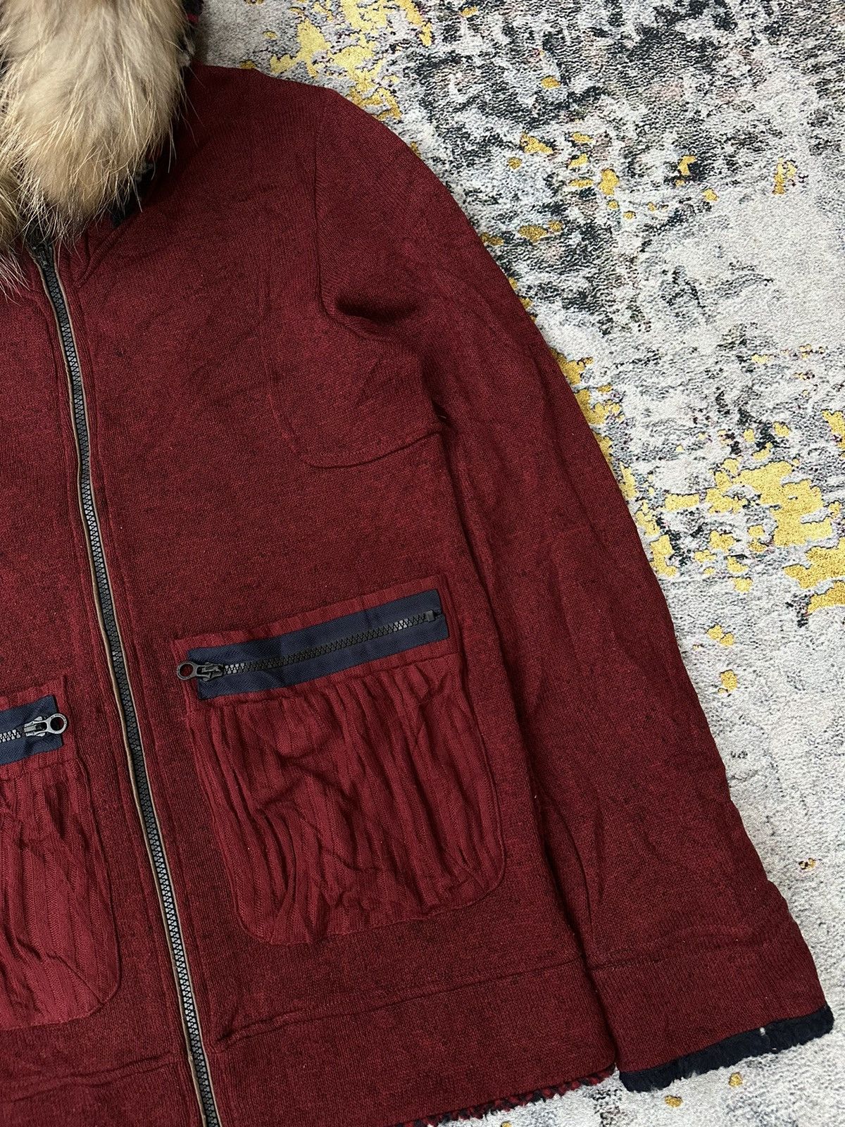 20471120 IF SIX WAS NINE LGB STYLE FUR ZIP HOODIE DOUBLE ZIPPER Size US M / EU 48-50 / 2 - 4 Thumbnail