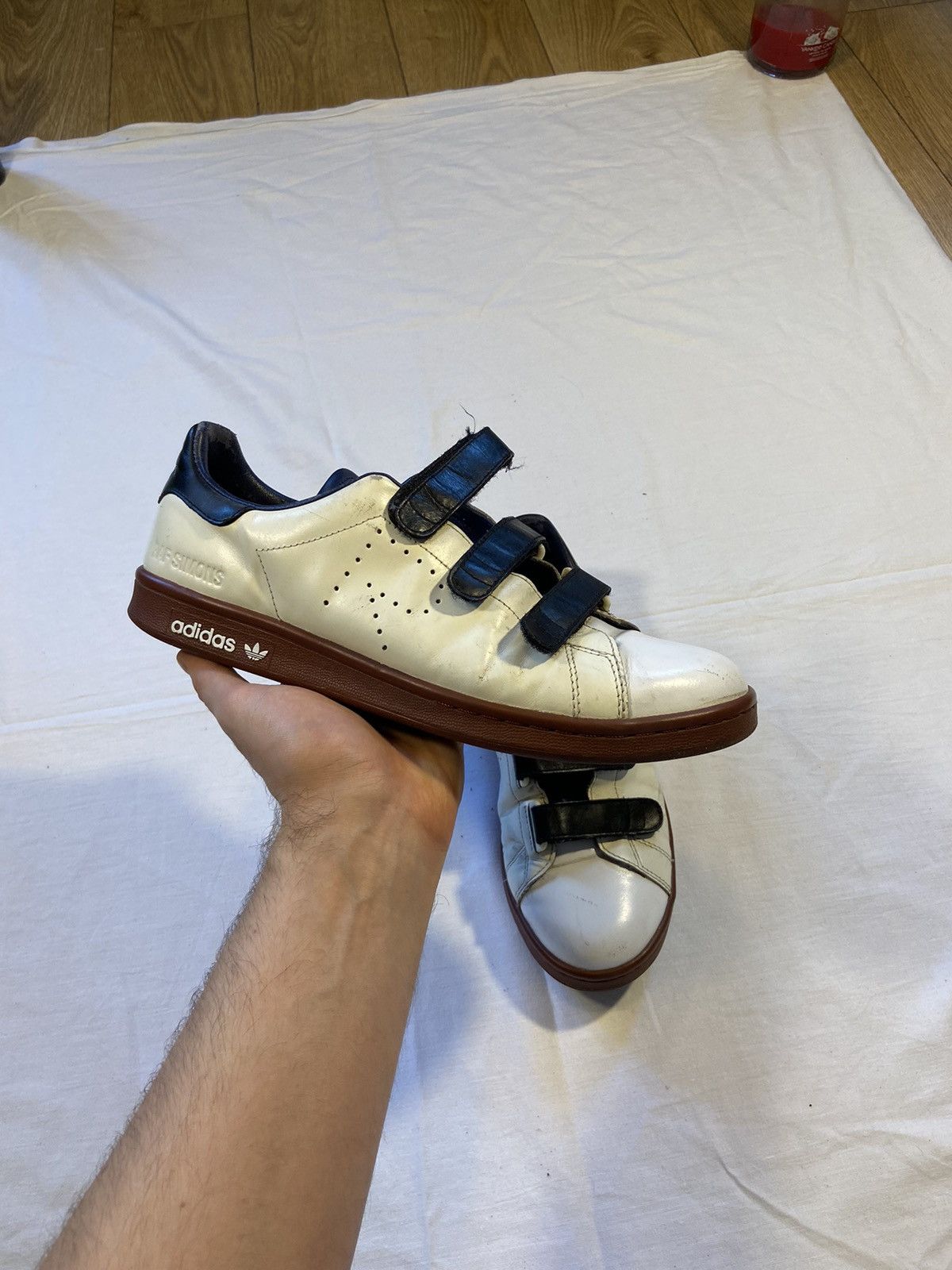 Adidas × Raf Simons Stan Smith with velcro straps with navy black and Brown Size US 9 / EU 42 - 5 Thumbnail