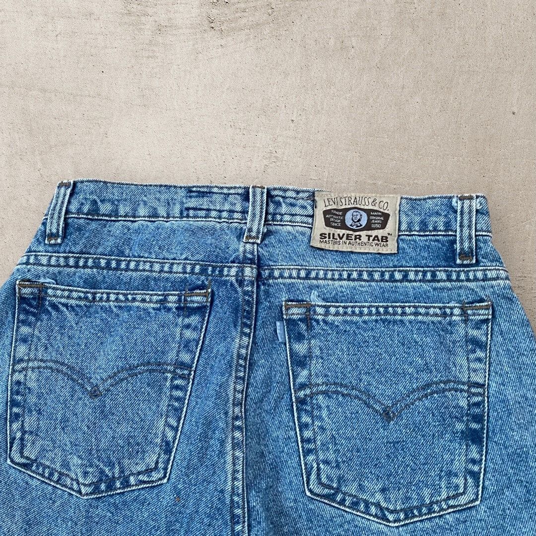 Levi's Vintage Levi's Silver Tab Jorts Button Fly Denim Jean Shorts Size US 29 - 4 Thumbnail