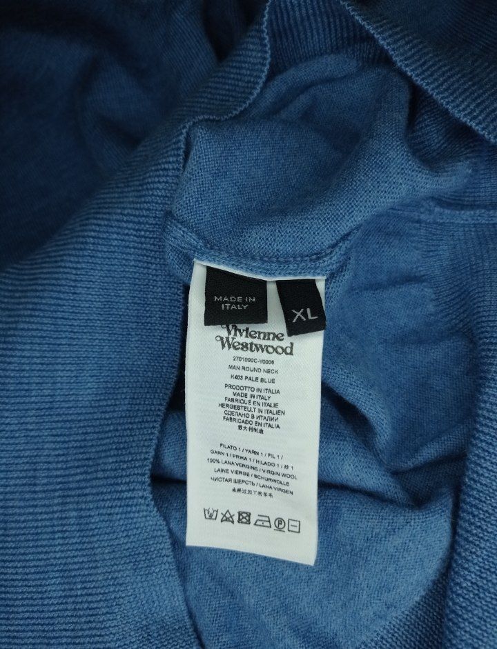 Vivienne Westwood Vintage Vivienne Westwood sweater blue size XL Size US XL / EU 56 / 4 - 4 Thumbnail