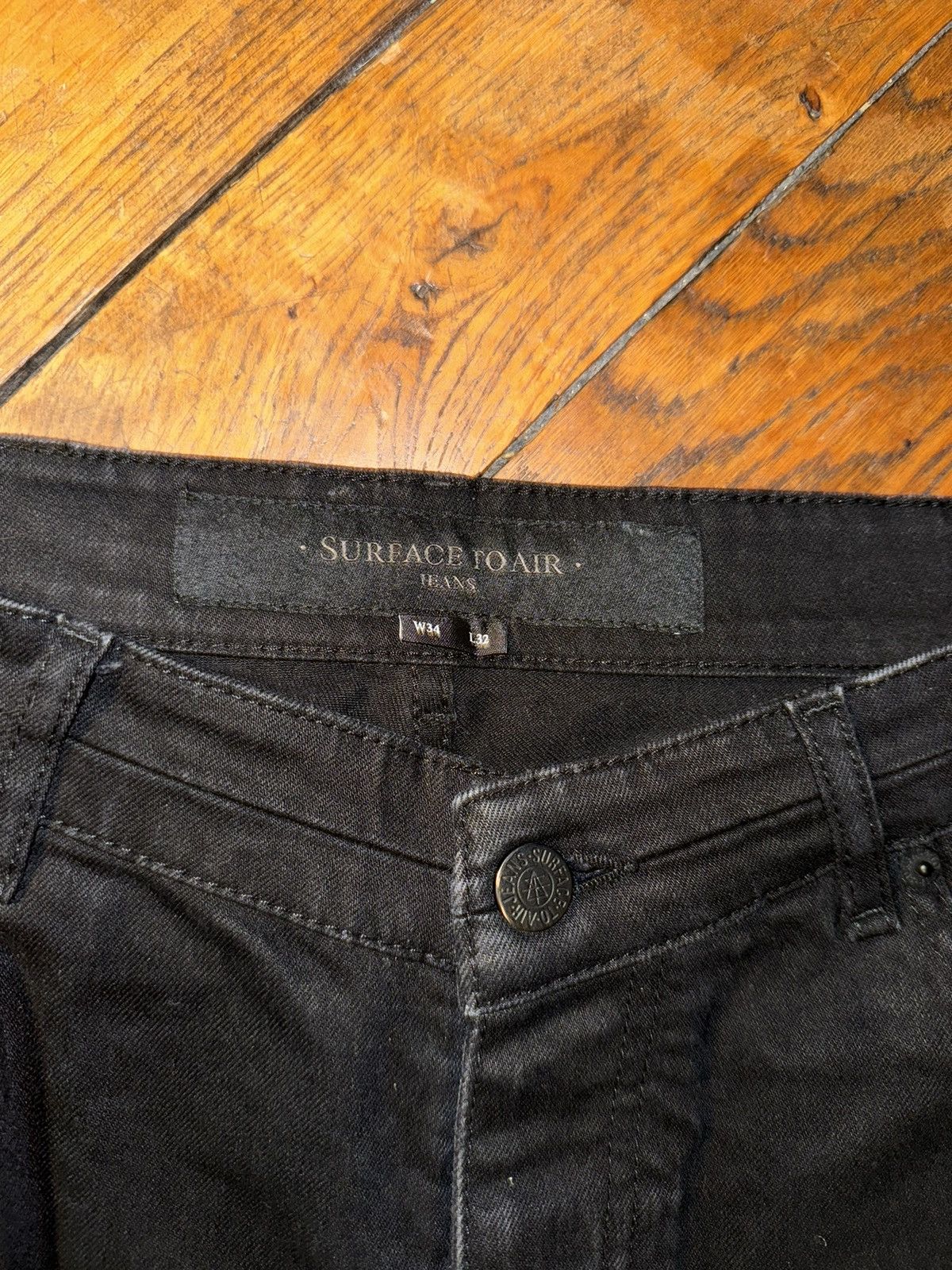 Surface To Air Surface to Air Black Jeans Size US 34 / EU 50 - 2 Thumbnail