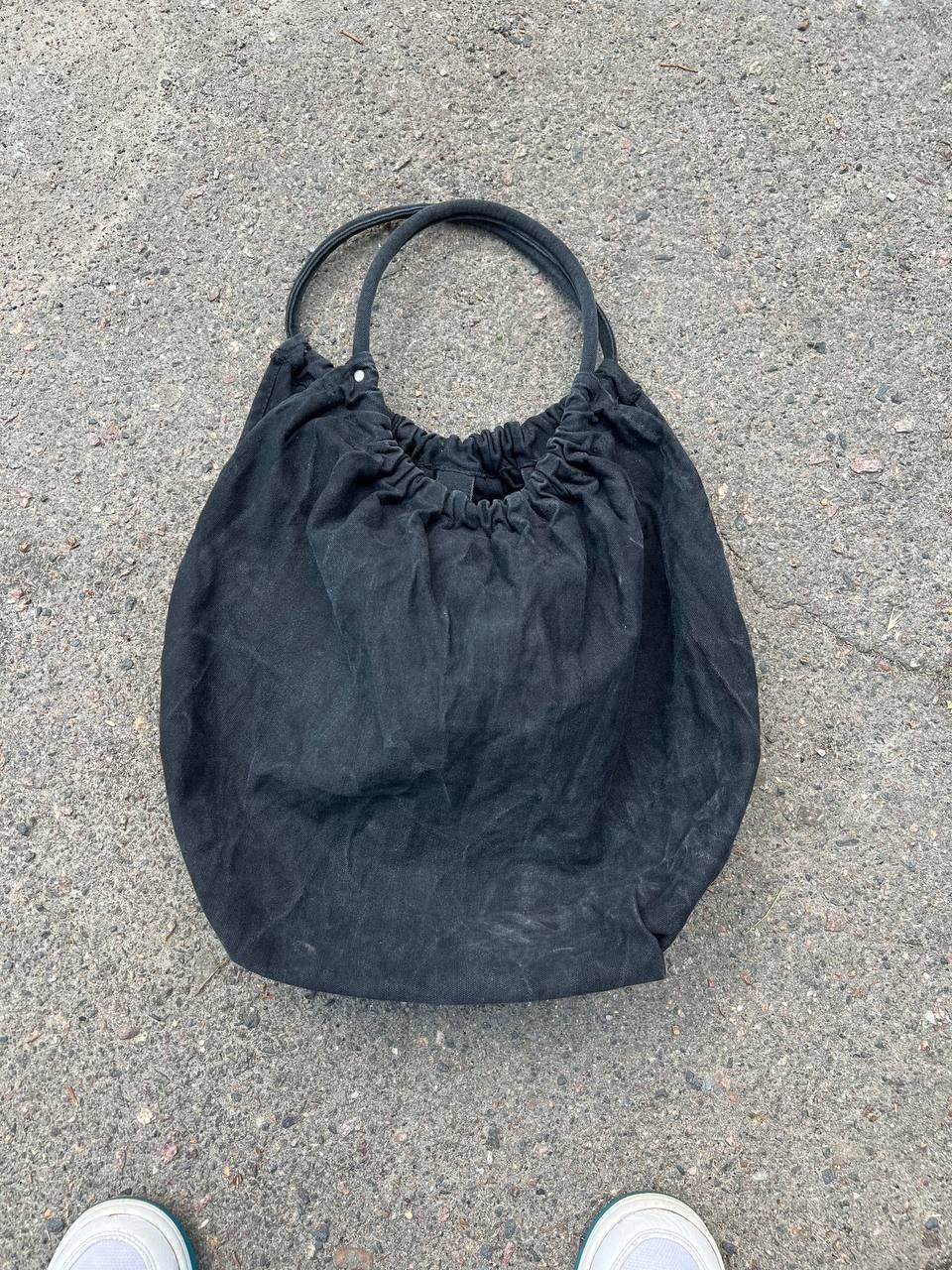 Designer × Japanese Brand × Vintage Opium Black Draw Top Bucket Light Hand Shoulder Bag Size ONE SIZE - 1 Thumbnail