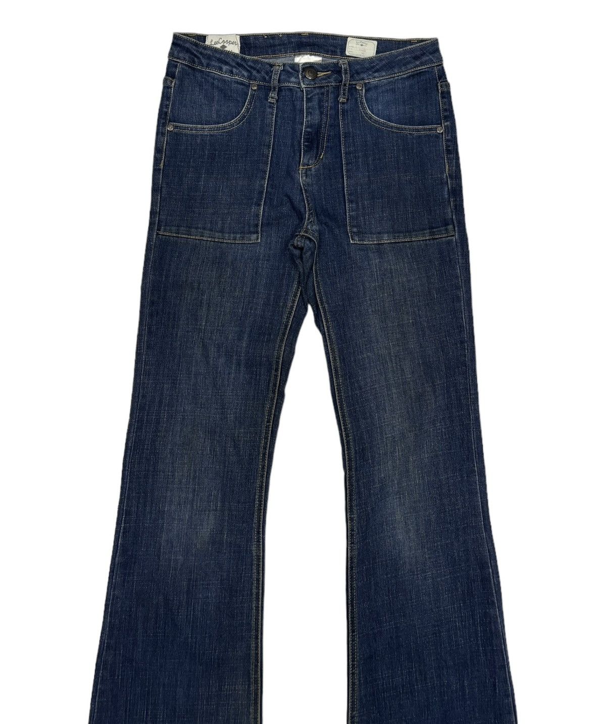 If Six Was Nine Vintage 90s Lee Cooper Super Flare Denim Jeans Size 28" / US 6 / IT 42 - 7 Thumbnail