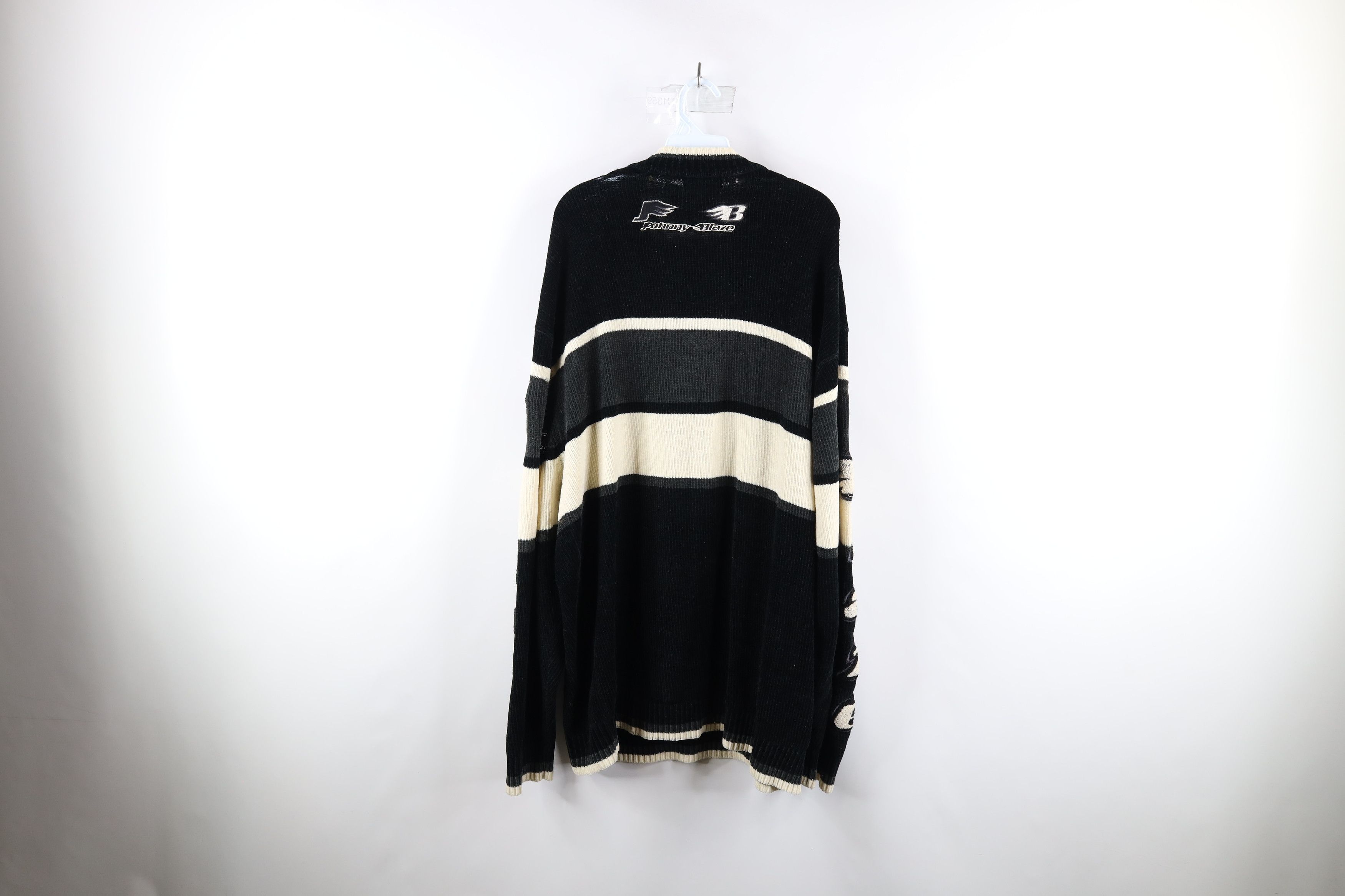 Vintage Vintage 90s Johnny Blaze Man Wu Tang Clan Knit Sweater Size US XL / EU 56 / 4 - 13 Thumbnail