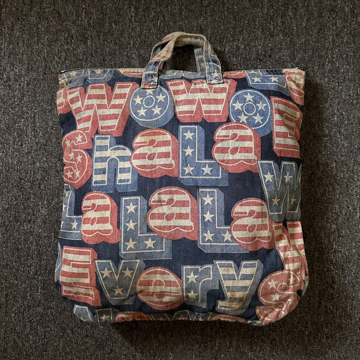 Hysteric Glamour HYSTERIC GLAMOUR DENIM MILITARY STYLE HELMET BAG Size ONE SIZE - 4 Thumbnail