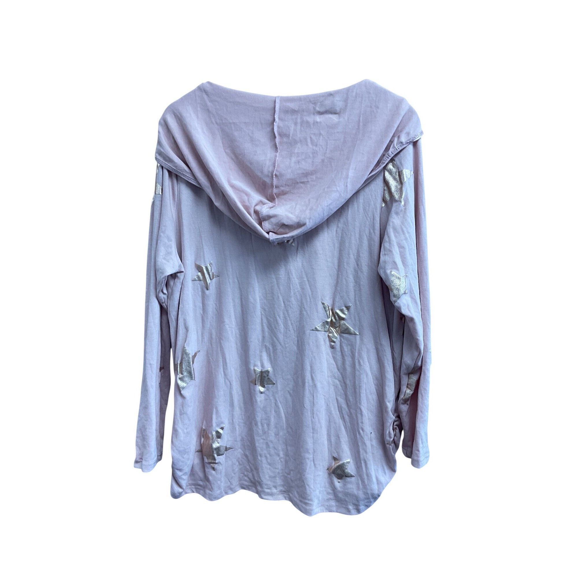 Other Maternity Star Print Hoodie Top Pink Metallic Accents XL By Size XL / US 12-14 / IT 48-50 - 6 Thumbnail