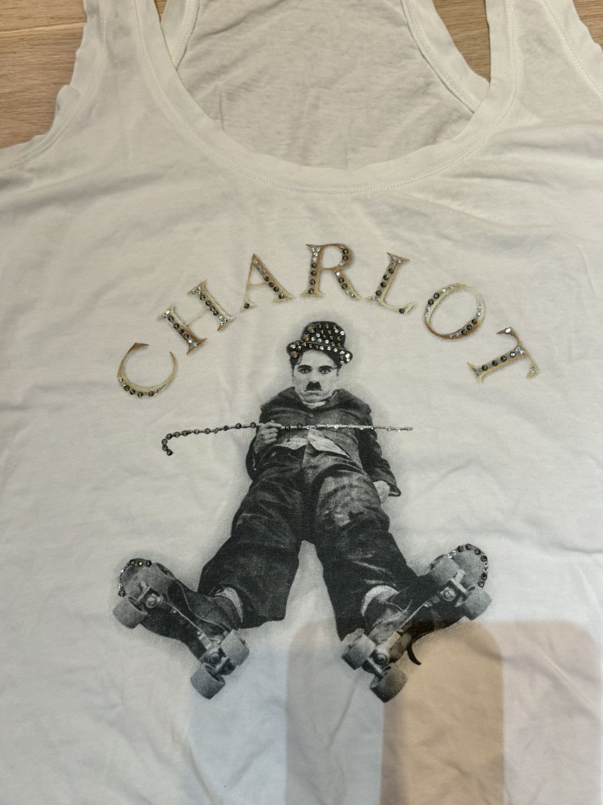 Liu Jo Cute 2000s liu jo Charlie Chaplin tank top Size M / US 6-8 / IT 42-44 - 2 Thumbnail