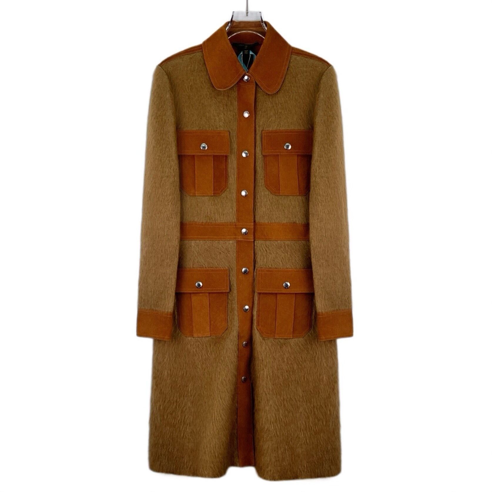 Louis Vuitton Louis Vuitton Brown Wool Multi-Pocket Coat Size US M / EU 48-50 / 2 - 1 Thumbnail
