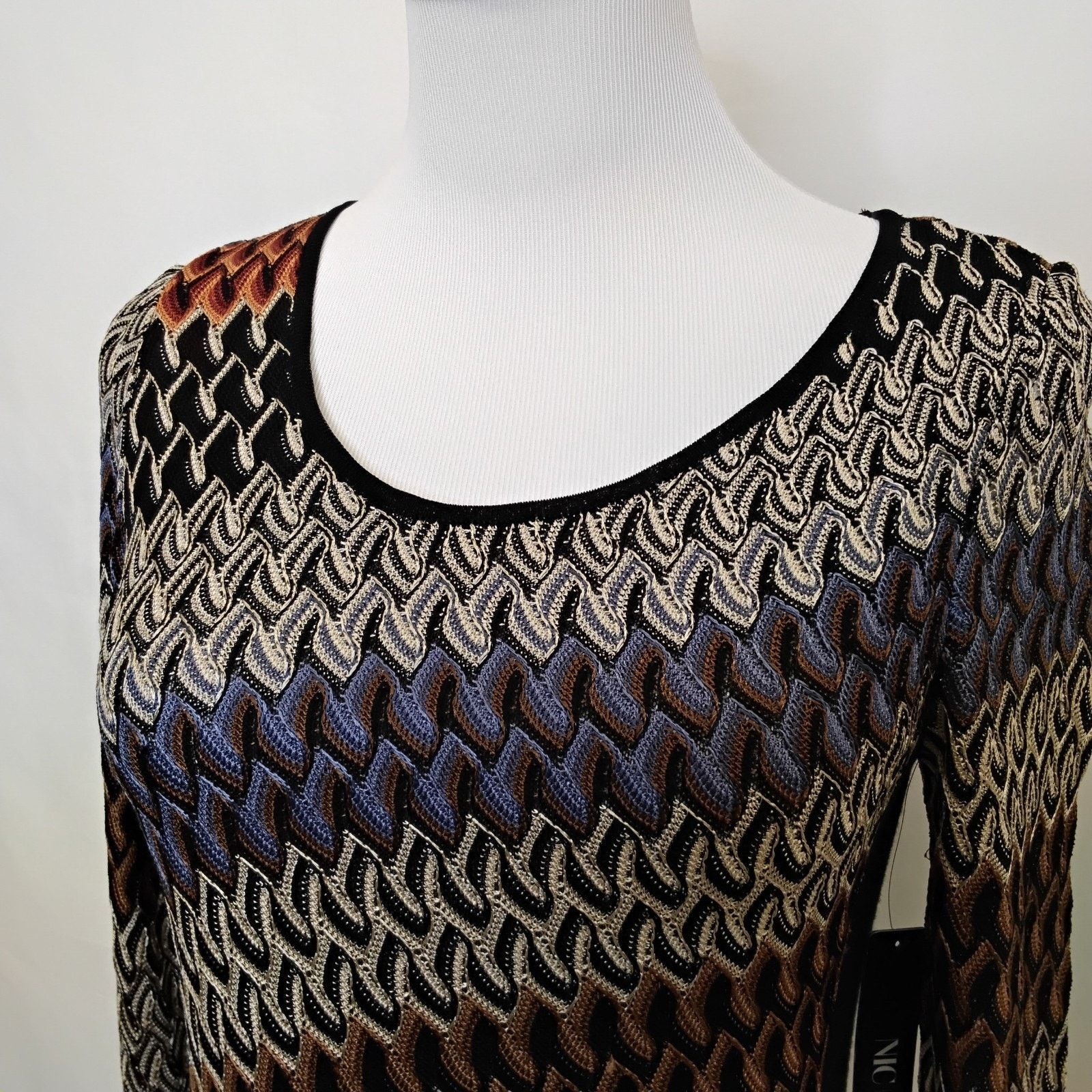 NIC+ZOE Nic + Zoe Crochet Dress Women's XS Multicolor NWT MSRP $238 Size XS / US 0-2 / IT 36-38 - 4 Thumbnail