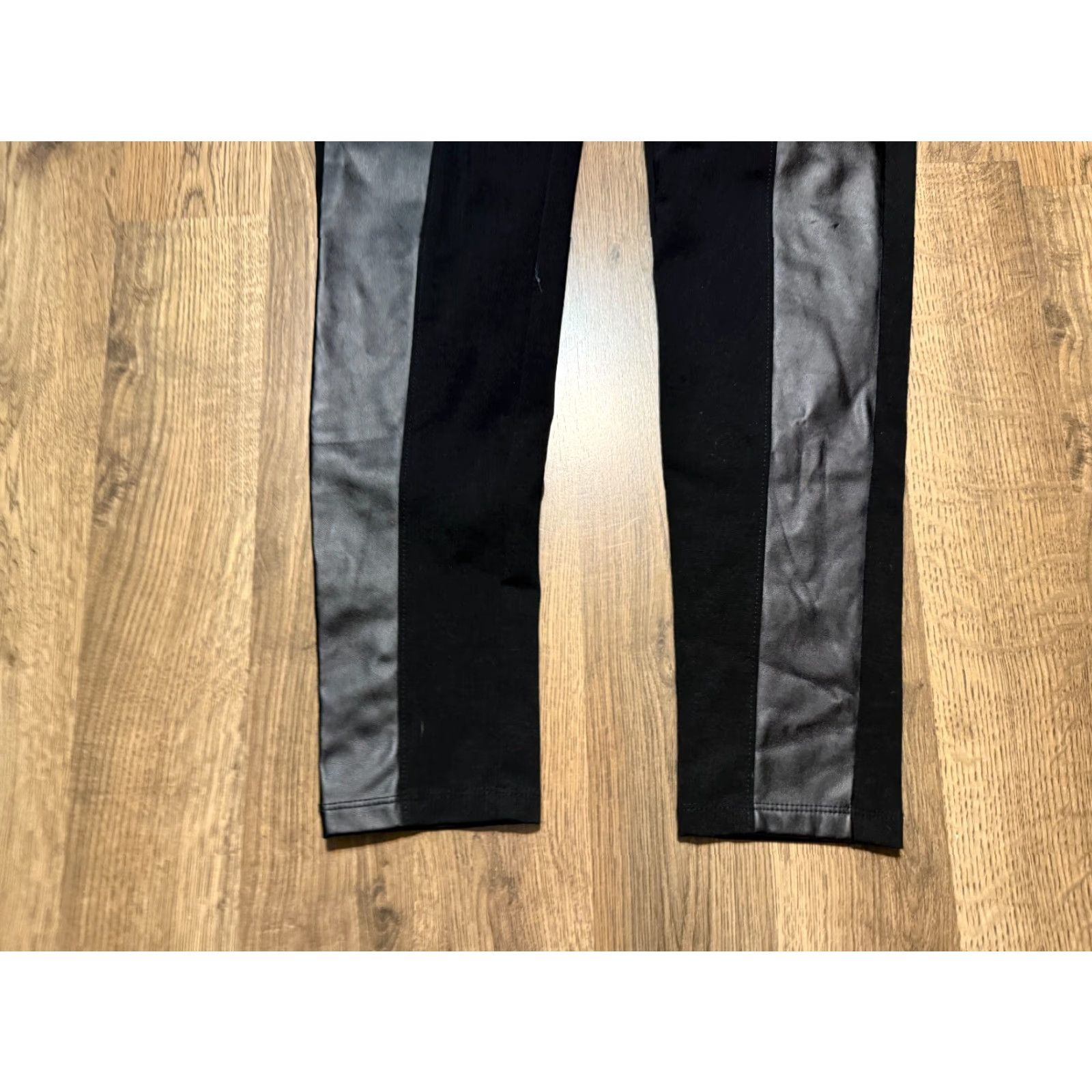 Worthington Worthington Pants Women's Medium Black Skinny Pull On Mid Rise Pants Size 32" / US 10 / IT 46 - 3 Thumbnail