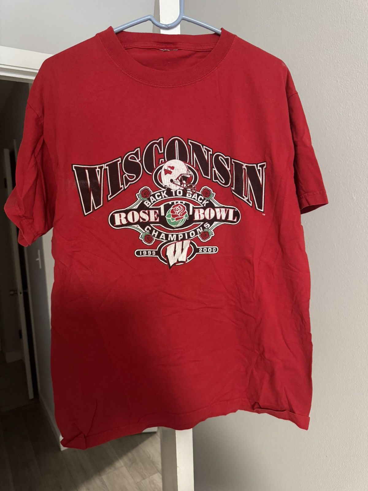 Wilson UW Madison Badgers Rose Bowl shirt 1999 Size US L / EU 52-54 / 3 - 1 Thumbnail