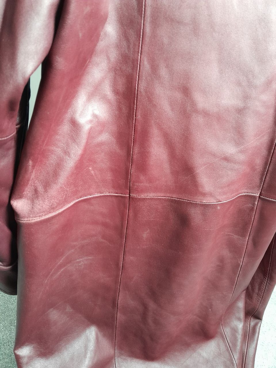 Other Vintage Leather Belted Trench Coat with Fringe - 2XL Size XXL / US 16-18 / IT 52-54 - 4 Thumbnail