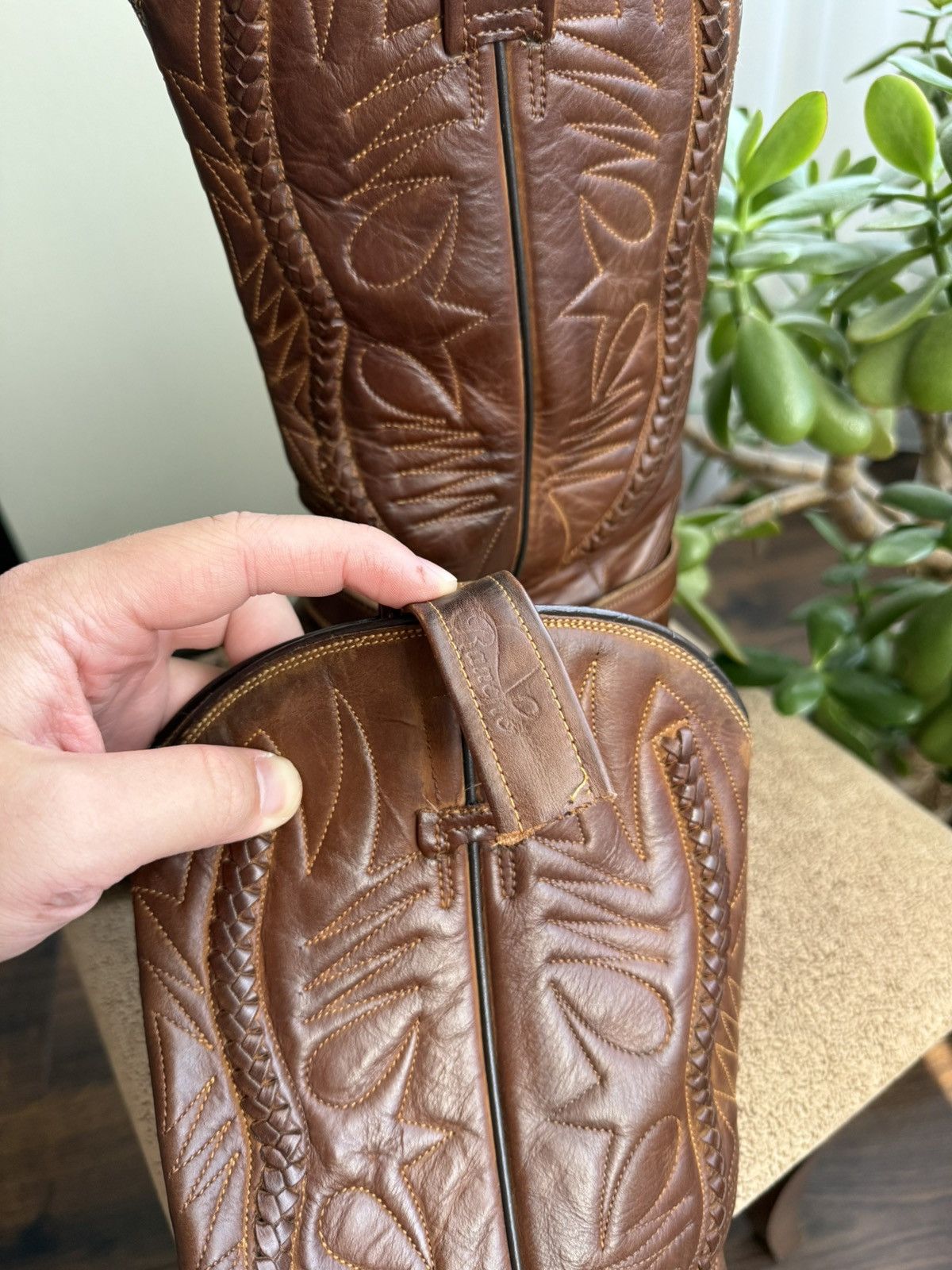 Cowboy Equipment Vintage Rancho Western Cowboy Boots Biker Celine Vibe Size US 9 / EU 42 - 16 Thumbnail
