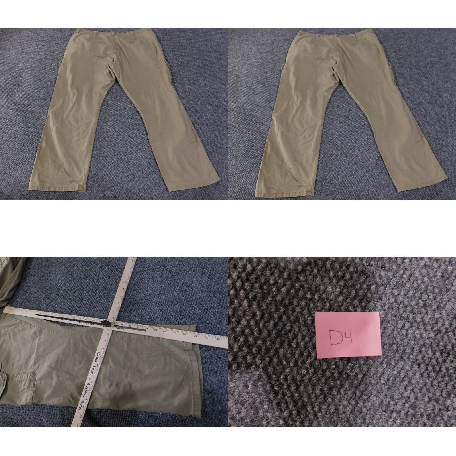 Wrangler Wrangler Cargo Pants Mens 40x30 Khaki Relaxed Fit Utility Work Outdoor Pants Cargo Pocket Navy? Size US 40 / EU 56 - 8 Thumbnail