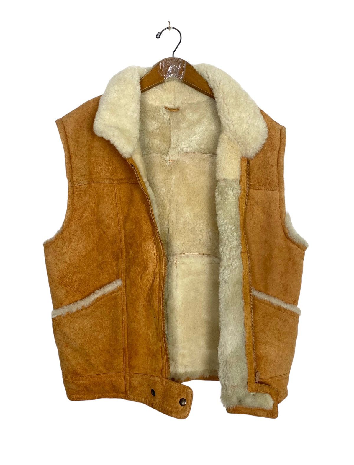 Vintage Rare‼️ Vintage Shearling Lambskin Vest Size US M / EU 48-50 / 2 - 2 Thumbnail