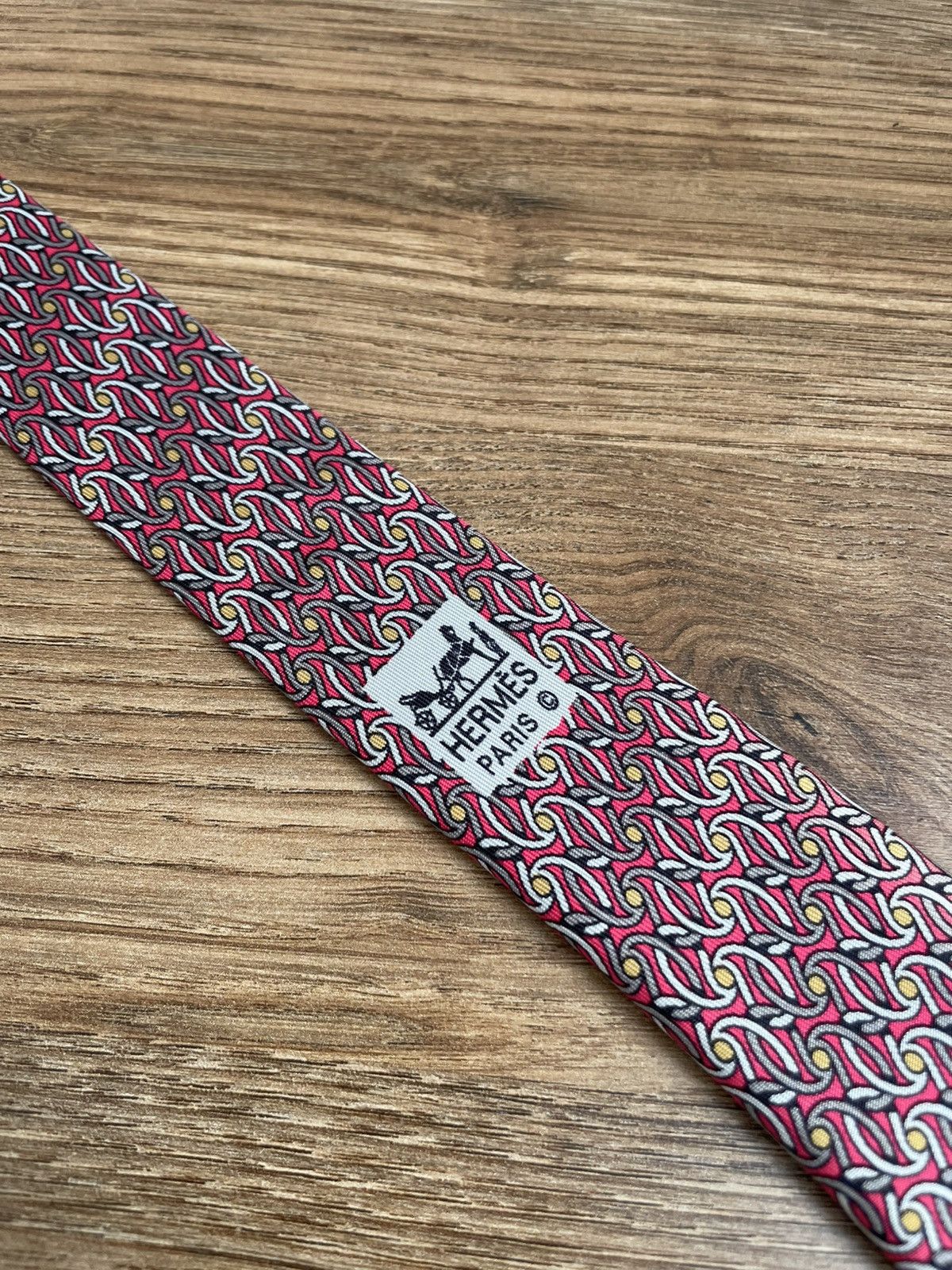 Hermes Hermes Paris Vintage 90s 100% Silk Tie Made France 7454 HA Size ONE SIZE - 20 Thumbnail