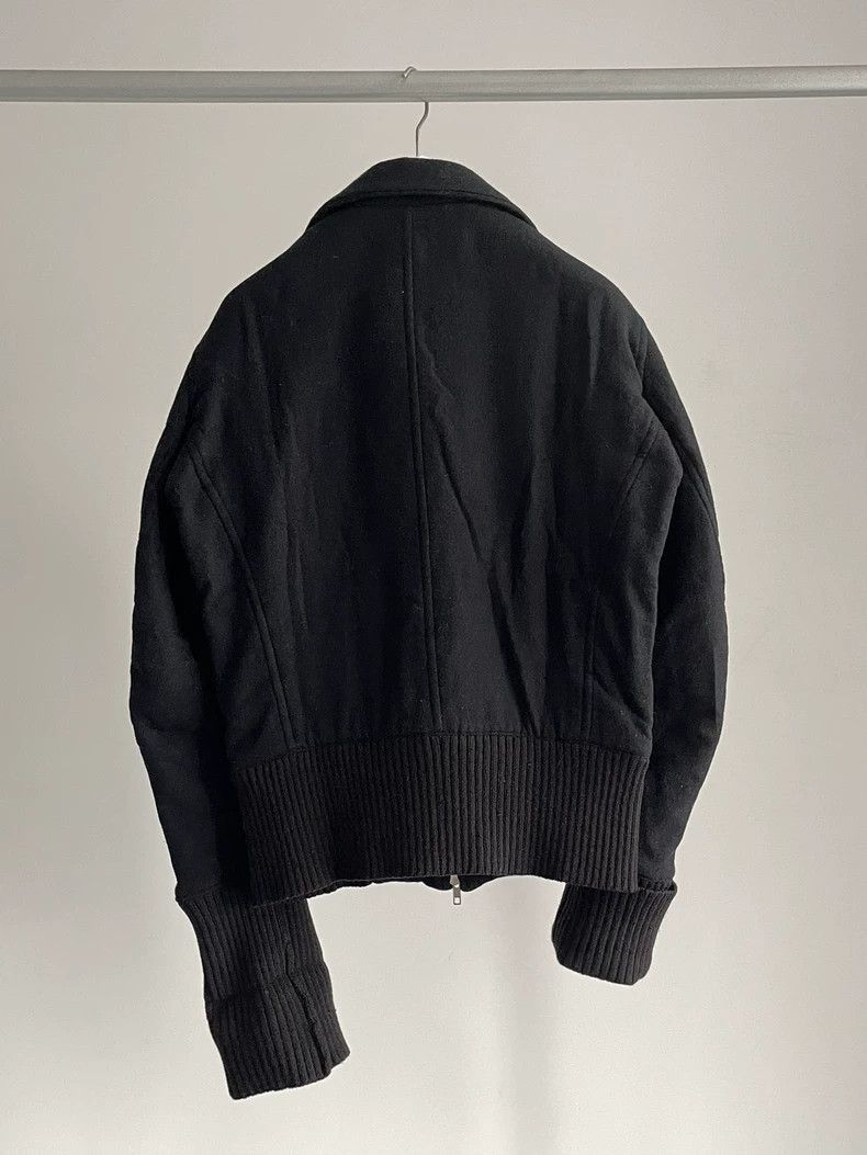 Ann Demeulemeester Wool lapel zip-up jacket-2506