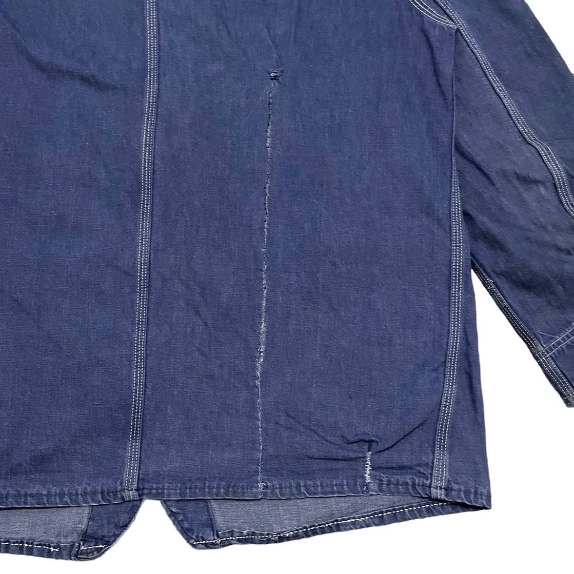 Sears True Vintage 50s 60s Sears Vat Dyed Denim Chore Work Jacket Size US L / EU 52-54 / 3 - 15 Thumbnail