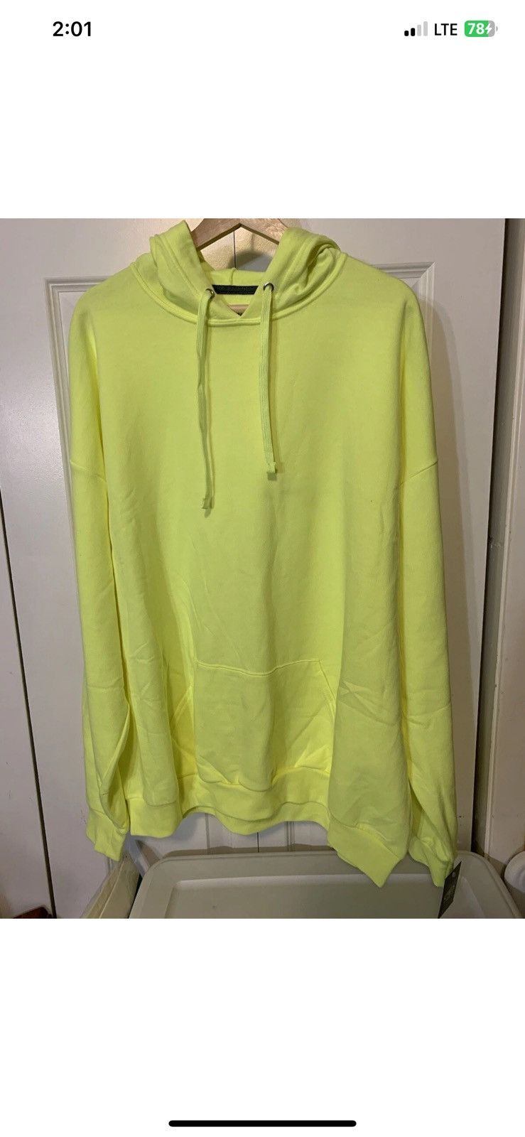 Athletic Works Athletic works mens sz 3XL neon yellow hoodie pullover Size US XXL / EU 58 / 5 - 4 Thumbnail