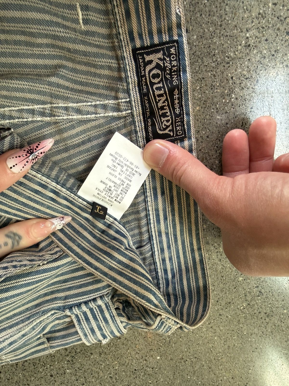 Kapital KAPITAL Hickoree distressed herringbone pants Size US 31 - 5 Thumbnail
